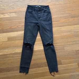 PacSun Black Distressed Skinny Jeans